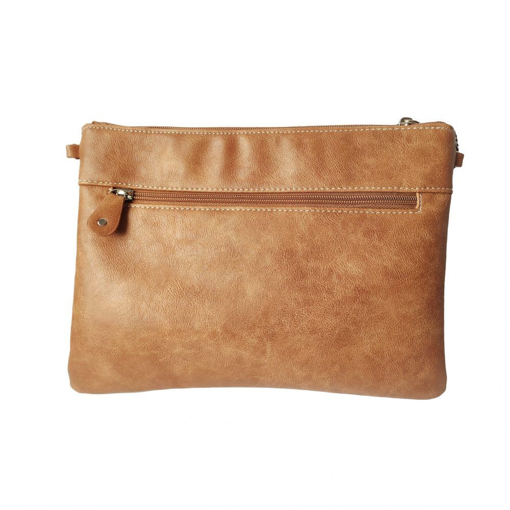 Bolso mano bandolera camel Matties 1844 trasera