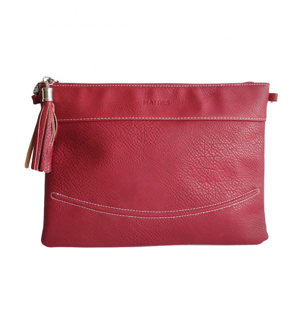 Bolso mano bandolera rojo Matties 1844