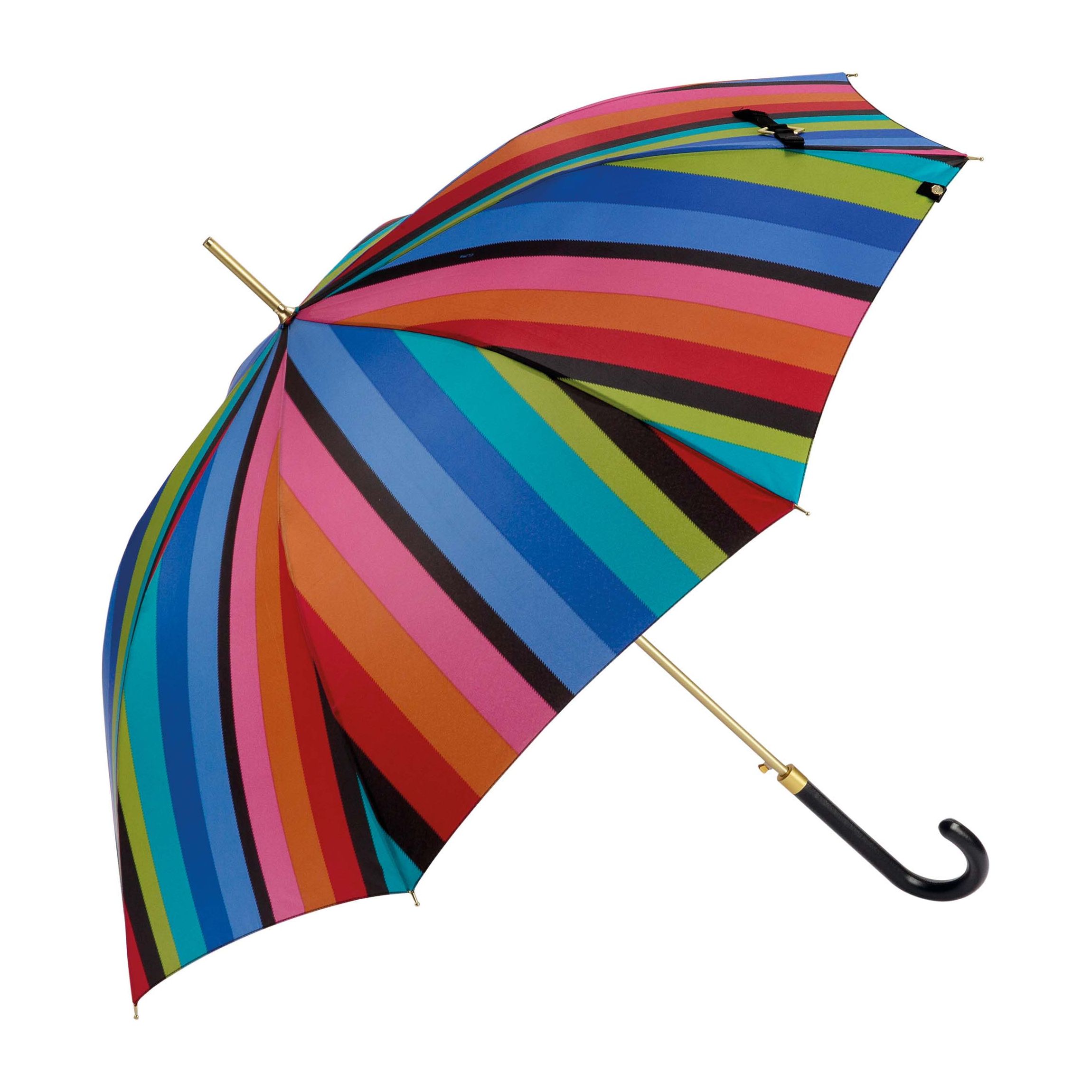 Paraguas largo de mujer con rayas de colores de M&P - Bolchetta