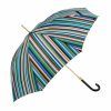 Paraguas largo de mujer rayas colores azul M&P