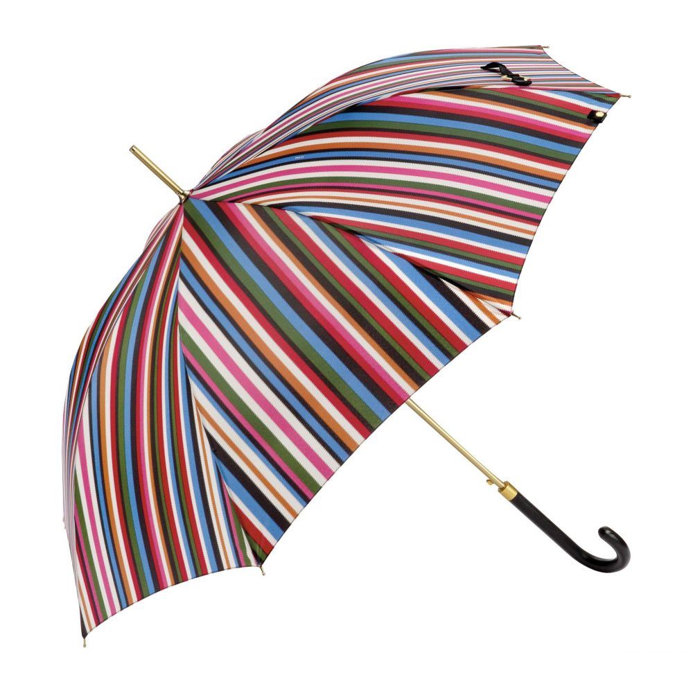 Paraguas plegable franjas colores