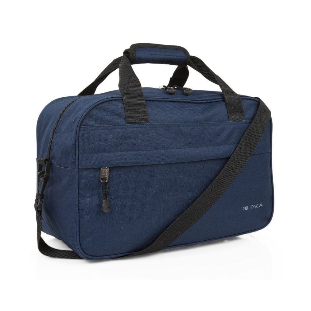 Bolsa equipaje de mano cabina avión Ítaca azul lateral