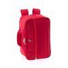 Mochila equipaje de mano frontal ladeado roja Gladiator