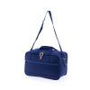 Mochila equipaje de mano bolsa de cabina azul marino lateral derecho