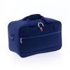 Mochila equipaje de mano bolsa de cabina azul marino lateral inzquierdo