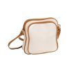 Bandolera beige Matties trasera