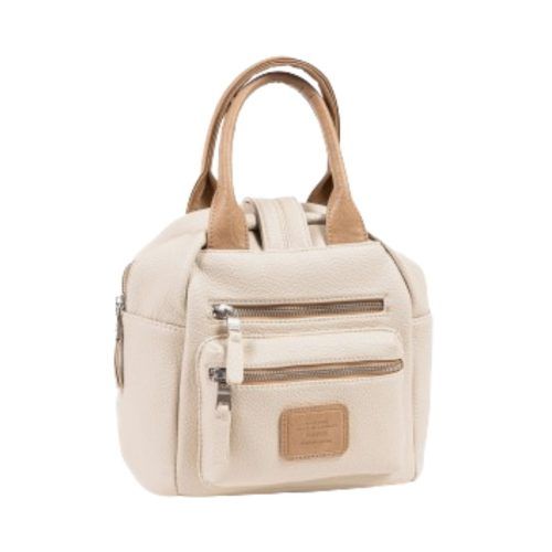 Mochila con asas de mano Matties beige frontal