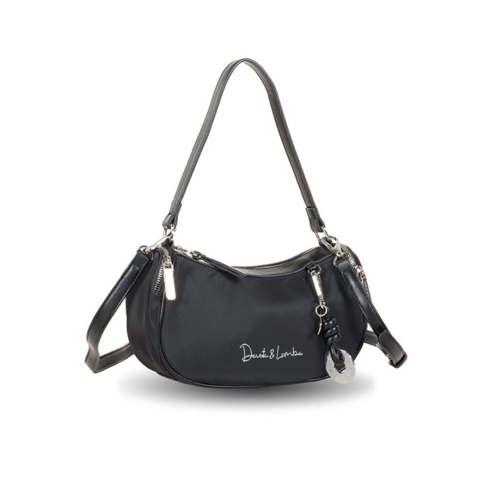 Bolso pequeño Devota y Lomba negro lateral