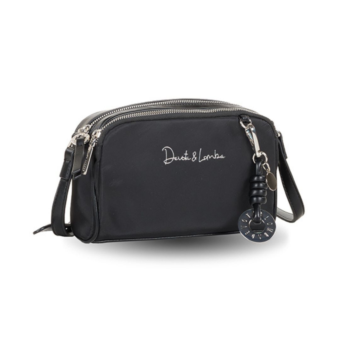 Bolso pequeño negro Devota y Lomba lateral