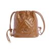 Bolso bandolera Don Algodon mujer camel frontal