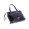 Bolso shopper negro Don Algodon detalle de pespuntes