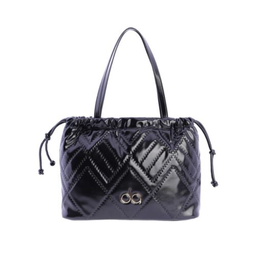 Bolso shopper negro Don Algodon frontal