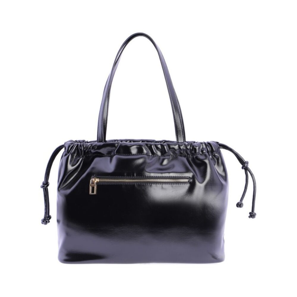 Bolso shopper negro Don Algodon trasera