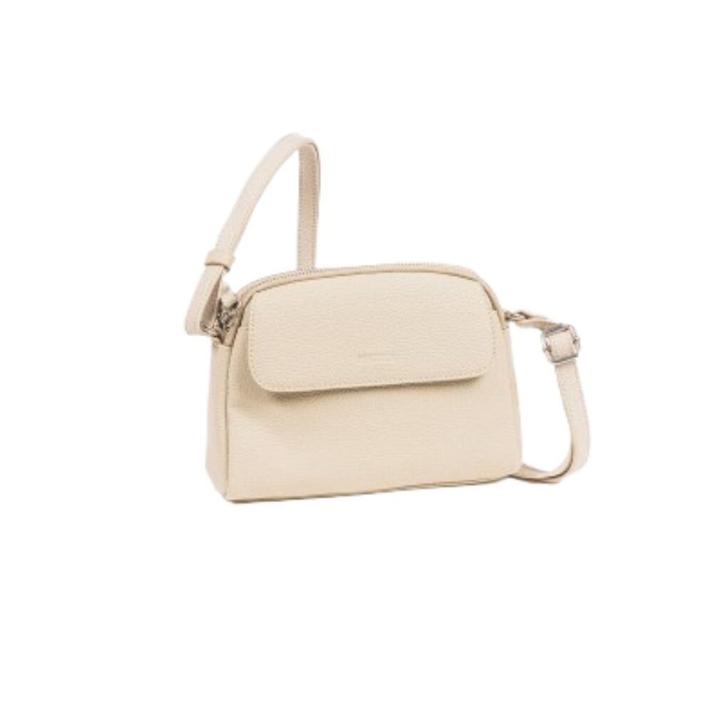 Bolso bandolera pequeño Matties beige frontal