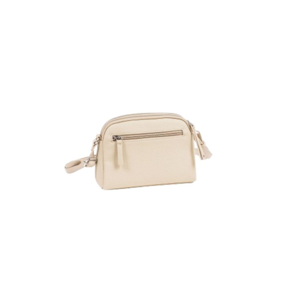 Bolso bandolera pequeño Matties beige trasera