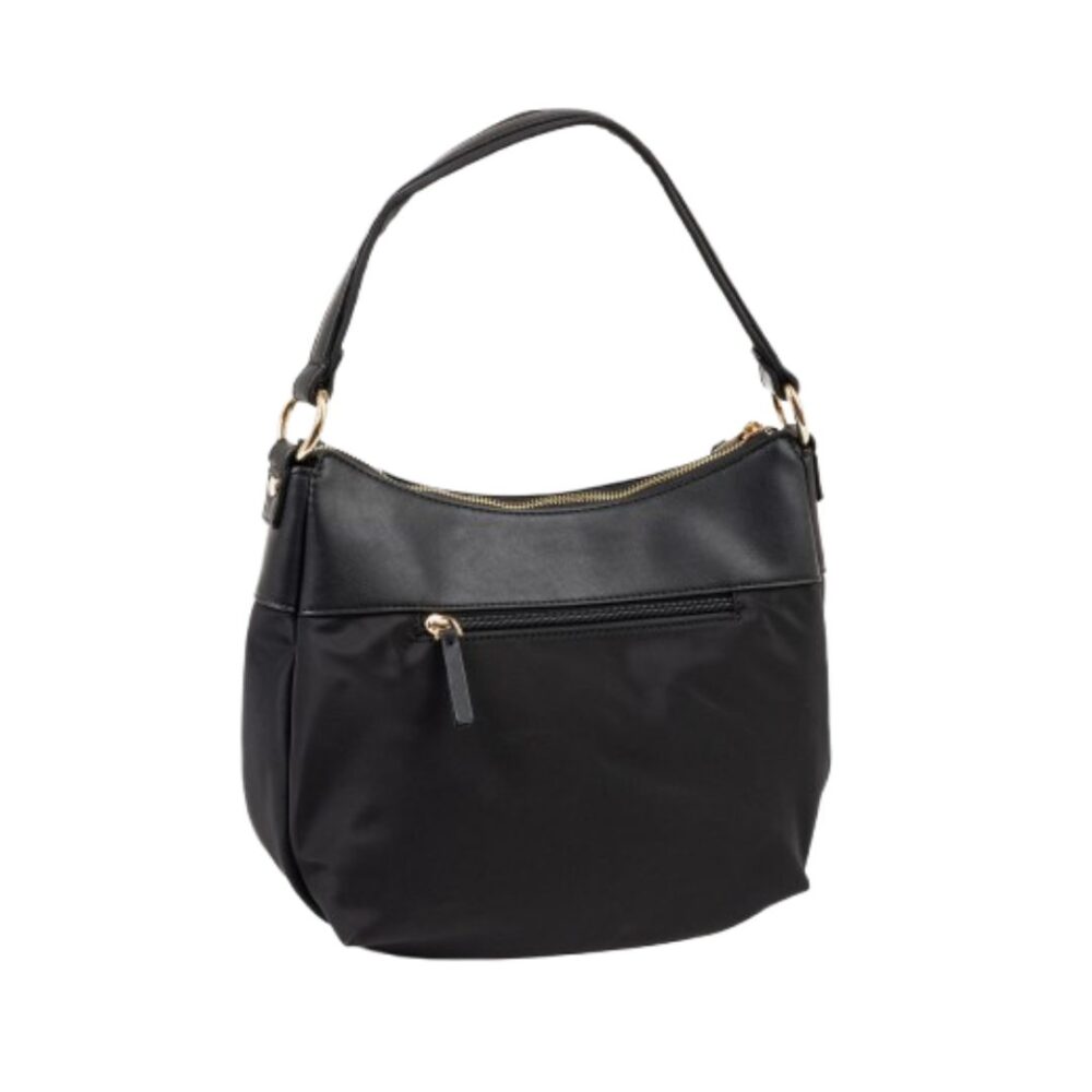 Bolso de hombro góndola Matties negro trasera